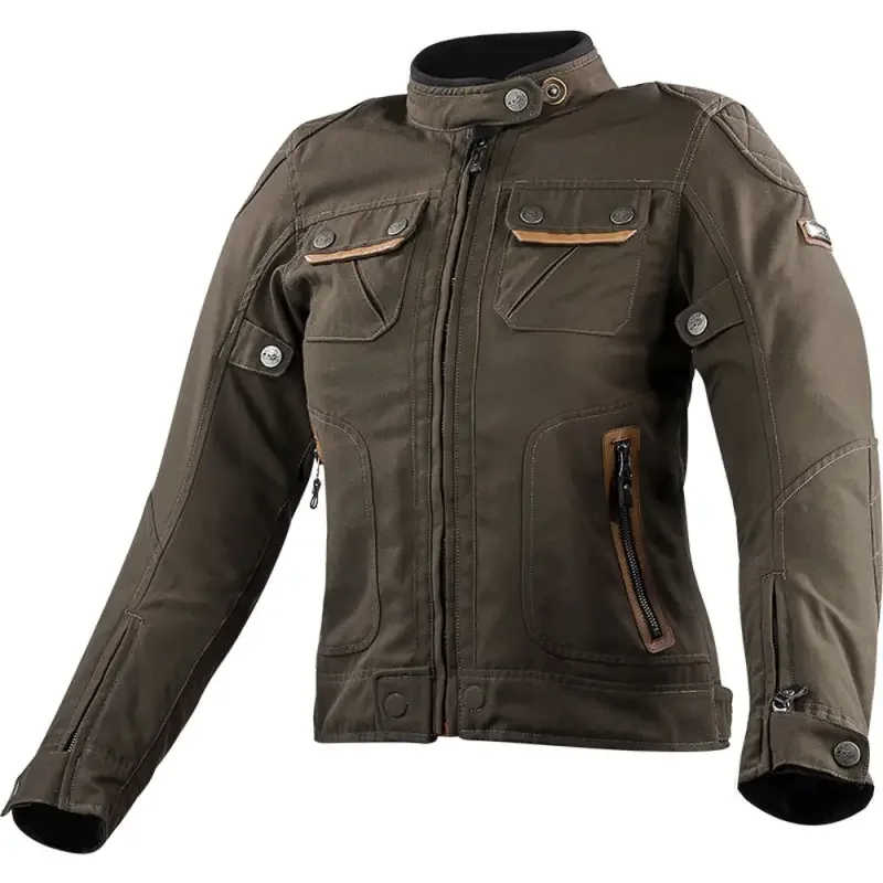 Nuova Collezione Giacca Donna in Tessuto Ls2 Bullet Marrone