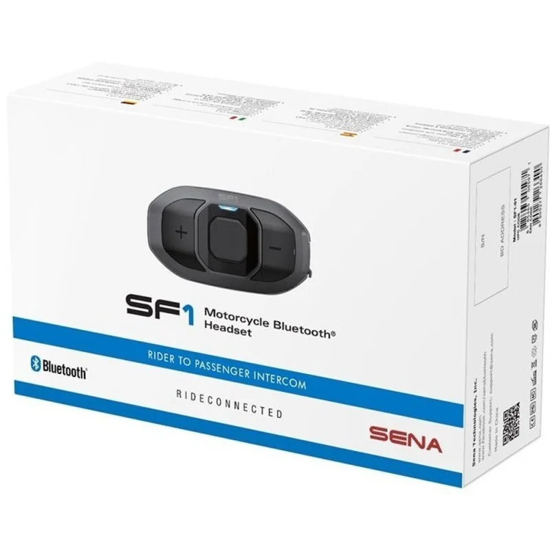Interfono Sena Sf1 Bluetooth 4.1 Singolo Con Sgancio Rapido Scelto Dai Clienti