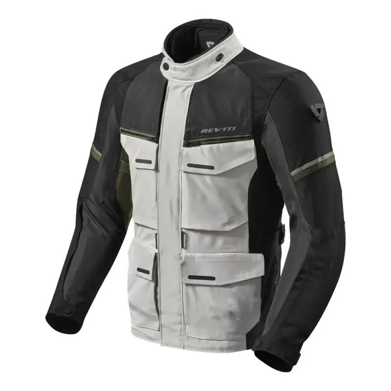 Giacca In Tessuto Revit Outback 3 Argento Verde Affare
