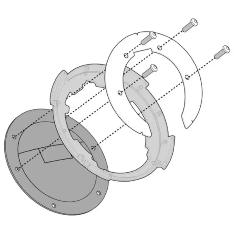Flangia Tanklock Serbatotio Givi BF47 Consegna Rapida