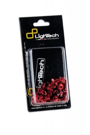 Direttamente Dal Produttore KIT VITI TELAIO YAMAHA FAZER 600 (04-05) (24 PZ) ROSSO LIGHTECH