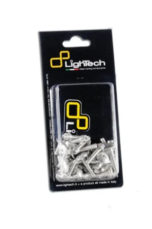 Spedito Oggi KIT VITI TELAIO YAMAHA FAZER 600 (04-05) (24 PZ) SILVER LIGHTECH