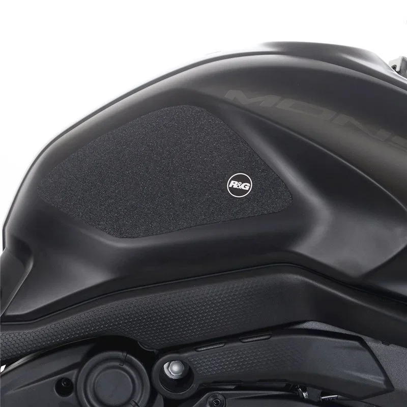 Prezzo Basso Kit 2pz.adesivi anti-scivolo serbatoio Ducati Monster (950) '21- / Monster + '21- R&G EZRG227