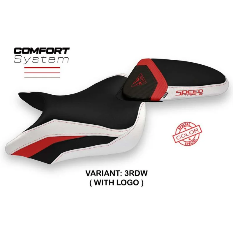 Sconto Rivestimento Sella TPZ Italia Specifico Per Triumph Speed Triple 2016 - 2021 Modello Maglie Special Color Comfort System