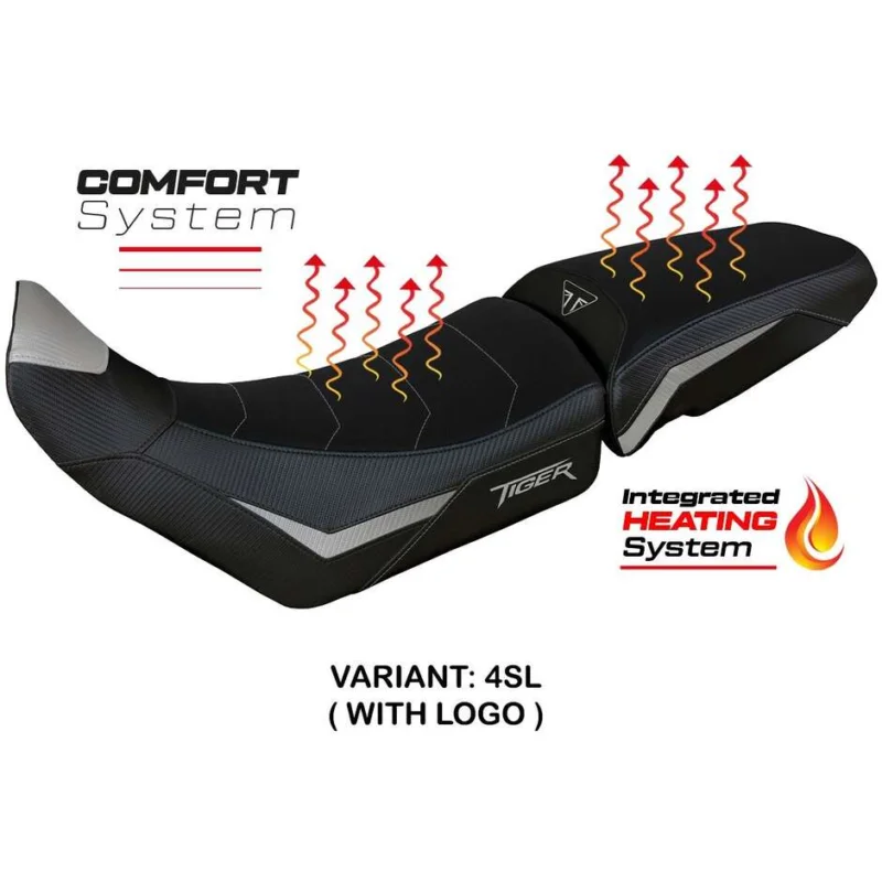 Vendita Finale Rivestimento Sella TPZ Italia Specifico Per Triumph Tiger 900 2020 - 2023 Modello Heating Comfort System