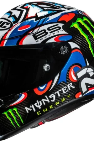 Spedito Oggi Casco Moto Integrale Hjc RPHA1 V2 CARBON QUARTARARO LE MANS 3 MC21