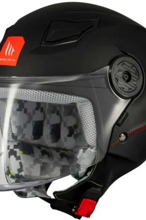 Non Perdere Casco Moto Jet Bambino Mt Helmetss YOUTH LITE SOLID A1 Opaco Nero Opaco