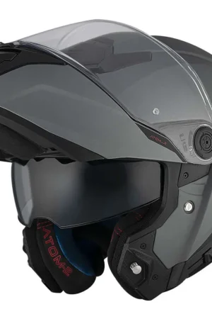Prezzo Ridotto Casco Moto Modulare P/J Mt Helmets ATOM 2 SV SOLID A2 Opaco Titanio
