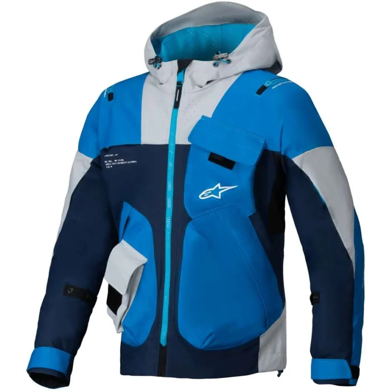 Prezzo Conveniente Giubbotto Moto Estivo Alpinestars MOGRESS AIR Blu Almond