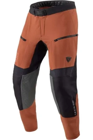 Affare Pantaloni Moto Rev'it Peninsula 2 Rosso Nero Accorciato