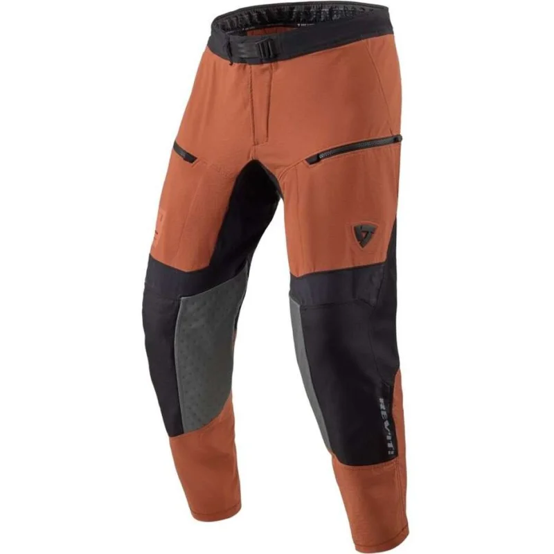 Affare Pantaloni Moto Rev'it Peninsula 2 Rosso Nero Accorciato