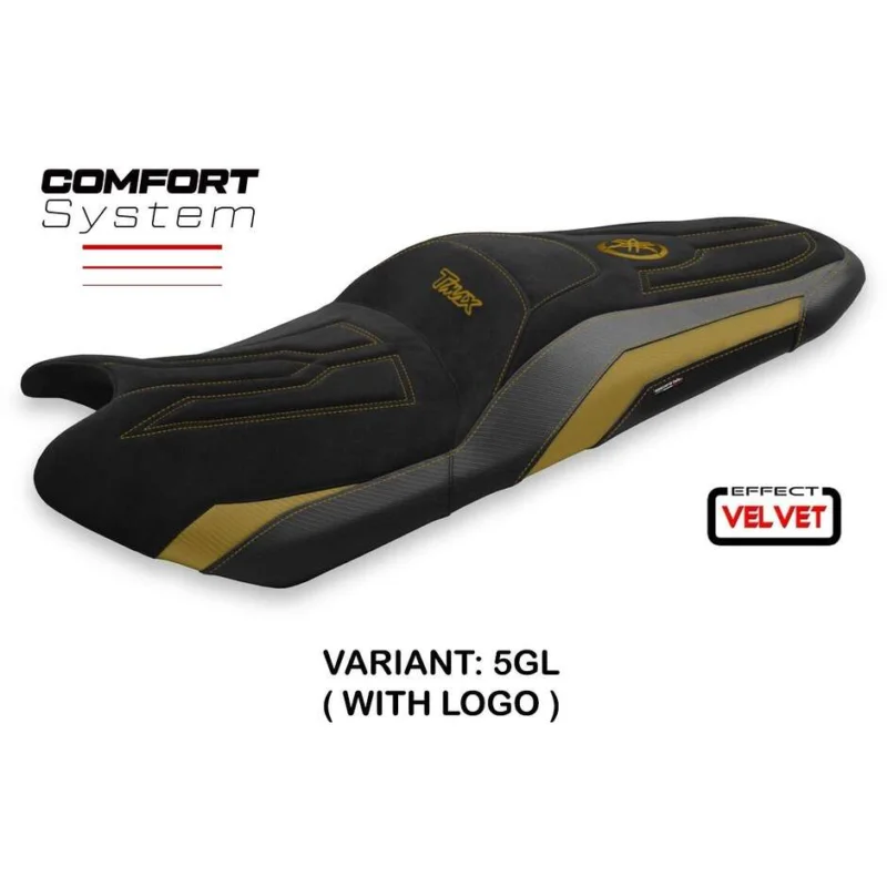 Rivestimento Sella TPZ Italia Specifico Per Yamaha T-Max 2017 - 2021 Modello Scrutari 2 Velvet Comfort System Prezzo Scontato