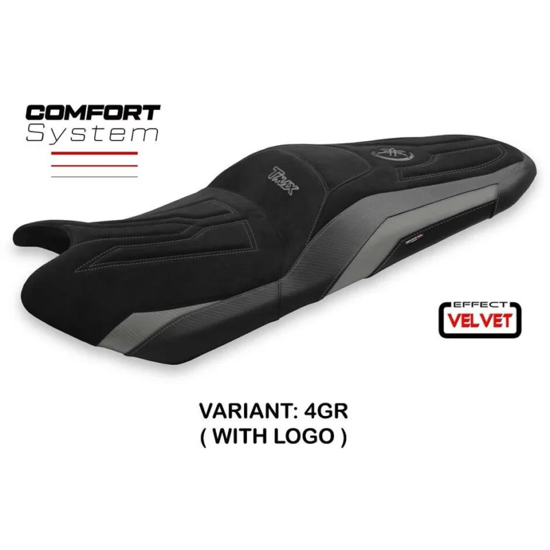 Rivestimento Sella TPZ Italia Specifico Per Yamaha T-Max 2017 - 2021 Modello Scrutari 2 Velvet Comfort System Ultima Occasione