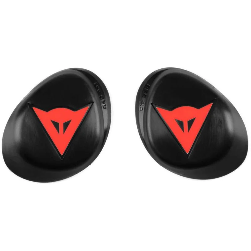 Saponette Gomiti Moto Dainese ELBOW SLIDER RSS 4.0 Black Rosso Fluo Soddisfatti O Rimborsati