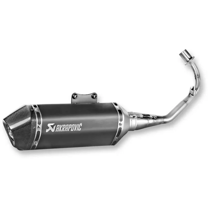 Scarico Completo Akrapovic S-VE125R2-HZBL Specifico Per PIAGGIO Vespa125 IGET ABS Primavera - Sprint (17-20) Ultimissimo Modello