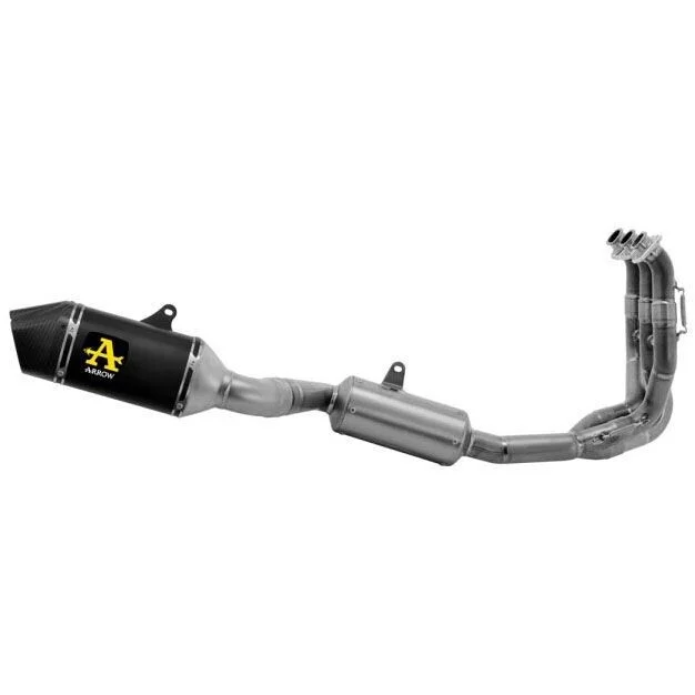 Scelto Dai Clienti Scarico Completo Arrow catalitico omologato con terminale Veloce in alluminio Dark Per Triumph TIGER 660 (22-24)