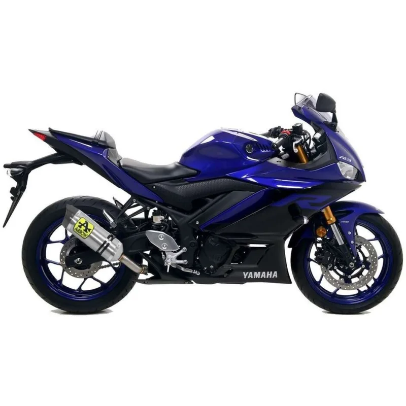 Scarico Completo Arrow COMPETITION EVO con dBKiller con fondello carby Per Yamaha YZF R3 (2018-2020) Nuovo Arrivo
