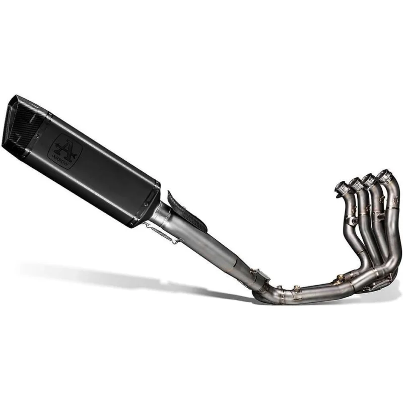 Novità Scarico Completo Arrow COMPETITION SBK Full Titanium con terminale titanio Dark Per BMW S 1000 RR (19-25) / M 1000 RR (20-24)