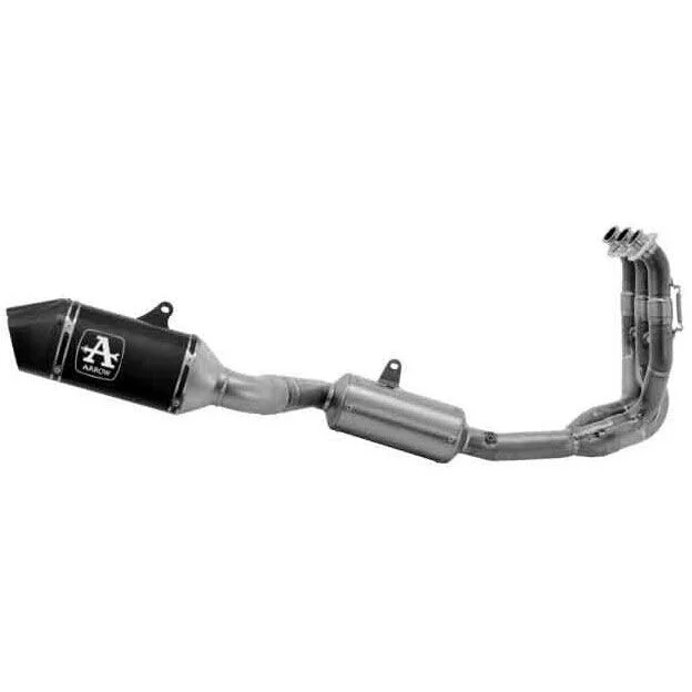 Ultima Occasione Scarico Completo Arrow racing con terminale Veloce in alluminio Dark Per Triumph DAYTONA 660 (24-26)