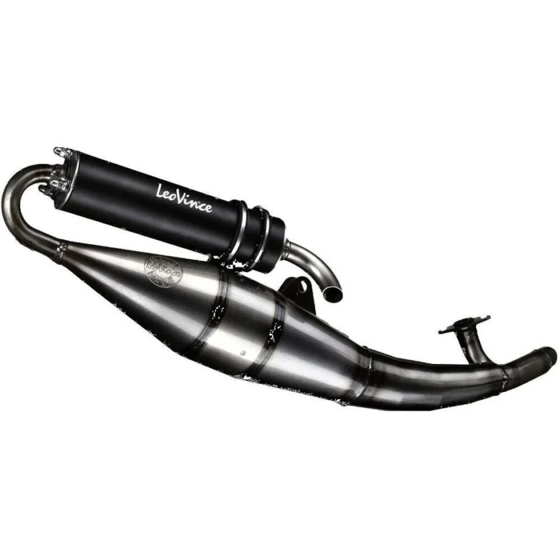 Di Tendenza Scarico Completo Full System LeoVince 4054B TT Black Edition Specifico Per YAMAHA AEROX 50 (98-99)