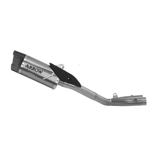 Scarico intermedio Arrow racing - Terminale Indy Race EVO titanio + Raccordo titanio 54mm. Per Yamaha MT-10 (22-24) Prezzo Ridotto