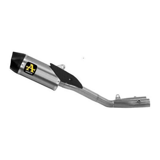 Offerta Limitata Scarico Intermedio Arrow racing - Terminale Indy Race titanio + Raccordo titanio 54mm. Per Yamaha MT-10 (22-24)