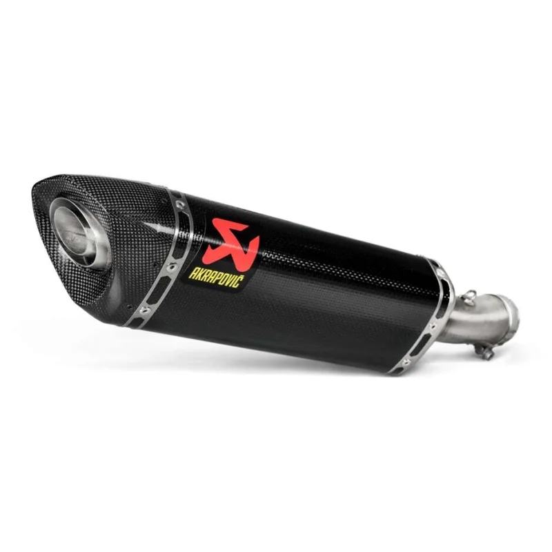Must-Have Scarico Slip-On Akrapovic S-K4SO6-APC Specifico Per KAWASAKI Ninja500 - Z500 (25); Ninja400 (18-25); Z400 (19-25)