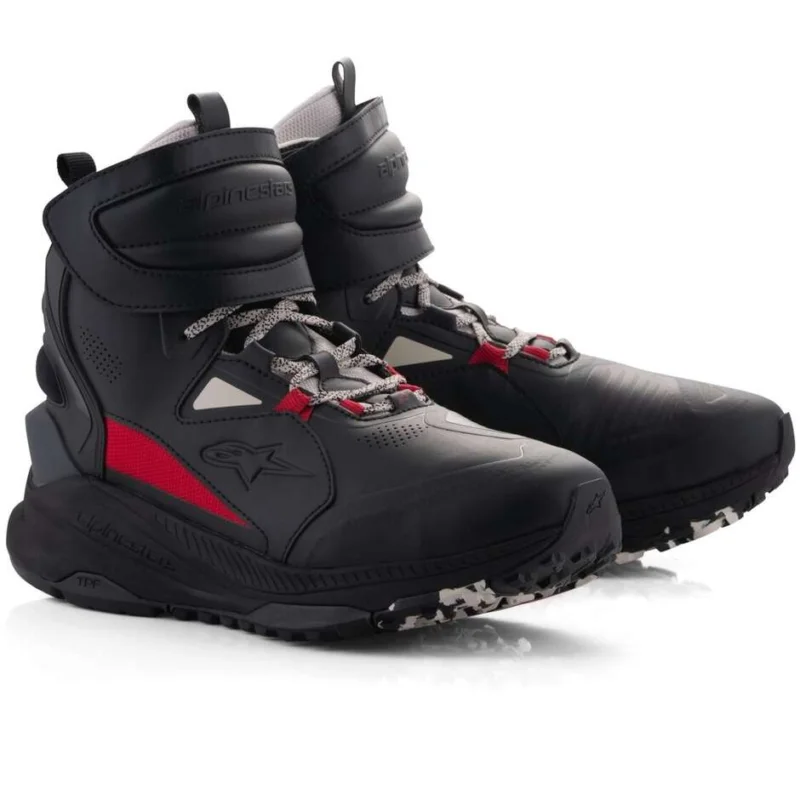 Vendita Finale Scarpe Moto Alpinestars SPEEDSTREET Nero Bright Rosso