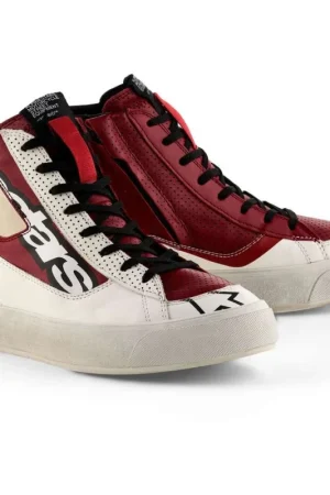 Acquista Ora Scarpe Moto Donna Alpinestars STELLA STATED FLAIR Bianco Rio Rosso