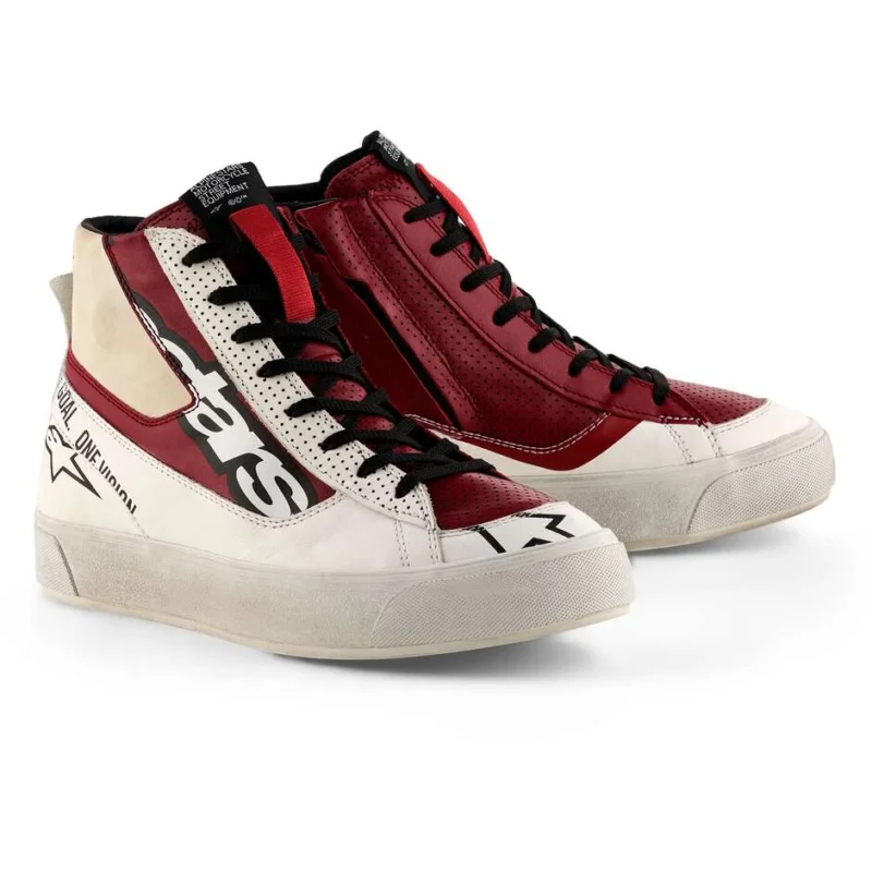 Acquista Ora Scarpe Moto Donna Alpinestars STELLA STATED FLAIR Bianco Rio Rosso