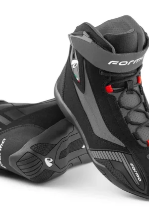 Ultimissimo Modello Scarpette Moto Forma GENESIS Nero Grigio