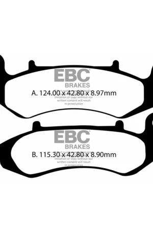 pastiglie ebc FA 711V a mescola semi sinterizzata per benelli tnt 125 anteriore Compra Oggi Stesso