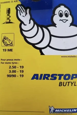 Ultima Occasione Camera d'aria Michelin 19ME 90/90 19 2.50 19 3.00 19 moto valvola auto schrader
