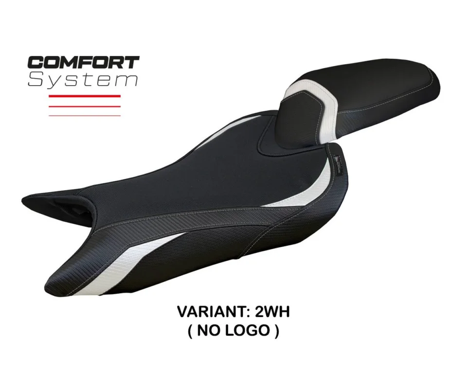 Rivestimento sella Norwich Comfort System Bianco WH Tpz compatibile per TRIUMPH STREET TRIPLE 765Modelli dal 2023 al 2026 TRST765NC-2WH-2 Spedizione Espresso