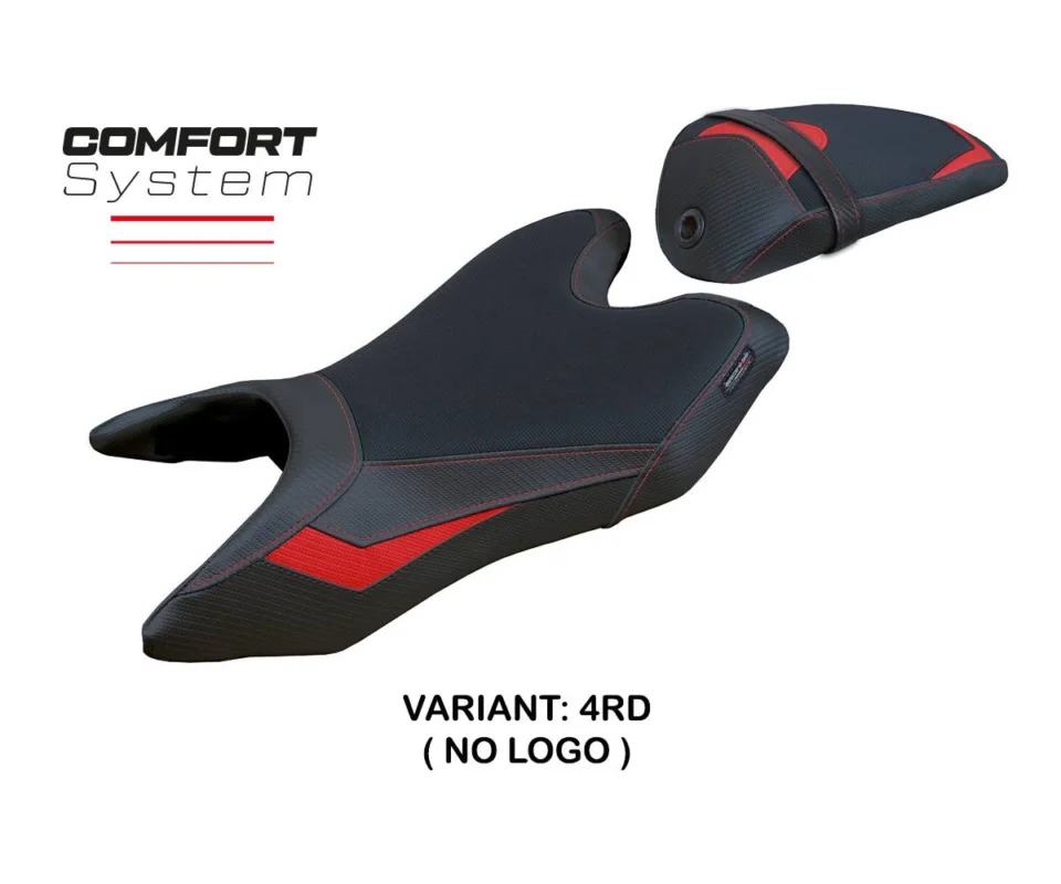 Prezzo Basso Rivestimento sella Ashwy Comfort System Rosso RD Tpz compatibile per YAMAHA R125Modelli dal 2019 al 2022 YAR12519AC-4RD-2