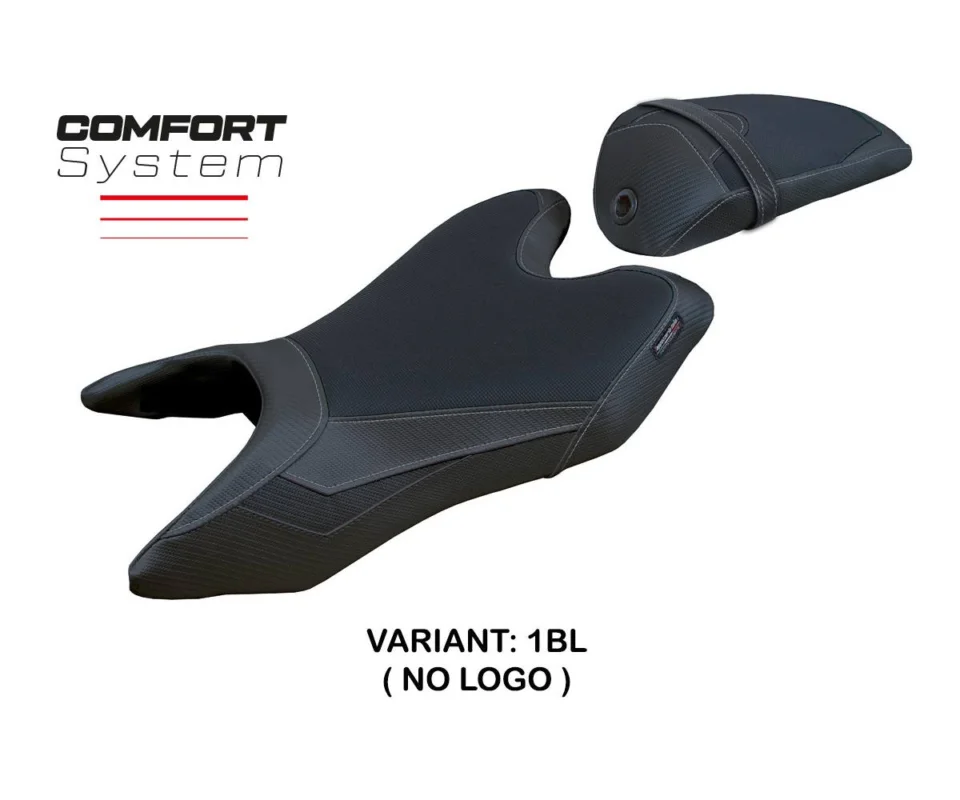Rivestimento sella Ashwy Comfort System Nero BL Tpz compatibile per YAMAHA R125Modelli dal 2019 al 2022 YAR12519AC-1BL-2 Spedizione Gratuita