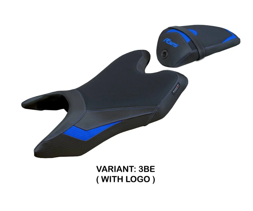 Rivestimento sella Ashwy Blu BE + logo Tpz compatibile per YAMAHA R125Modelli dal 2019 al 2022 YAR12519A-3BE-1 Miglior Prezzo