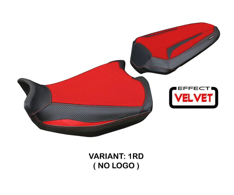 Offerta Rivestimento sella Linosa Velvet Rosso RD Tpz compatibile per DUCATI MONSTER 937 / 950Modelli dal 2021 al 2026 DUMO21LV-1RD-2