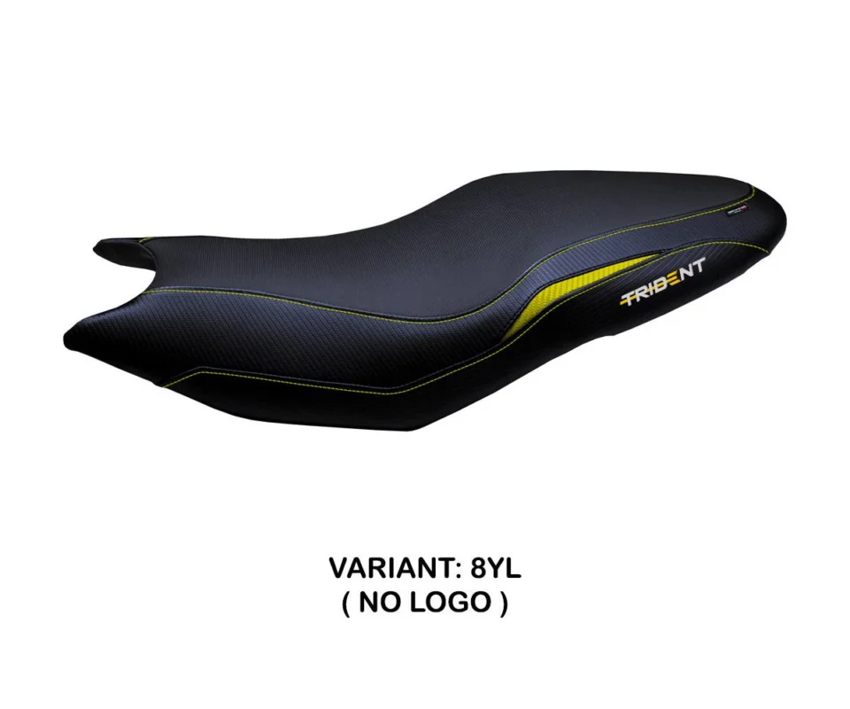 Rivestimento sella Gines Giallo YL + logo Tpz compatibile per TRIUMPH TRIDENT 660Modelli dal 2021 al 2026 TTRD66G-8YL-1 Prezzo Basso