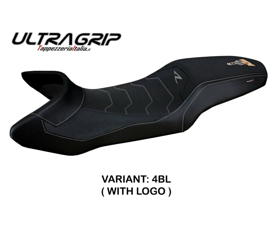 Compra Oggi Stesso Rivestimento sella Nubia Ultragrip Nero BL + logo Tpz compatibile per KTM 1290 SUPER ADVENTURE RModelli dal 2021 al 2023 KT129SRN-4BL-1