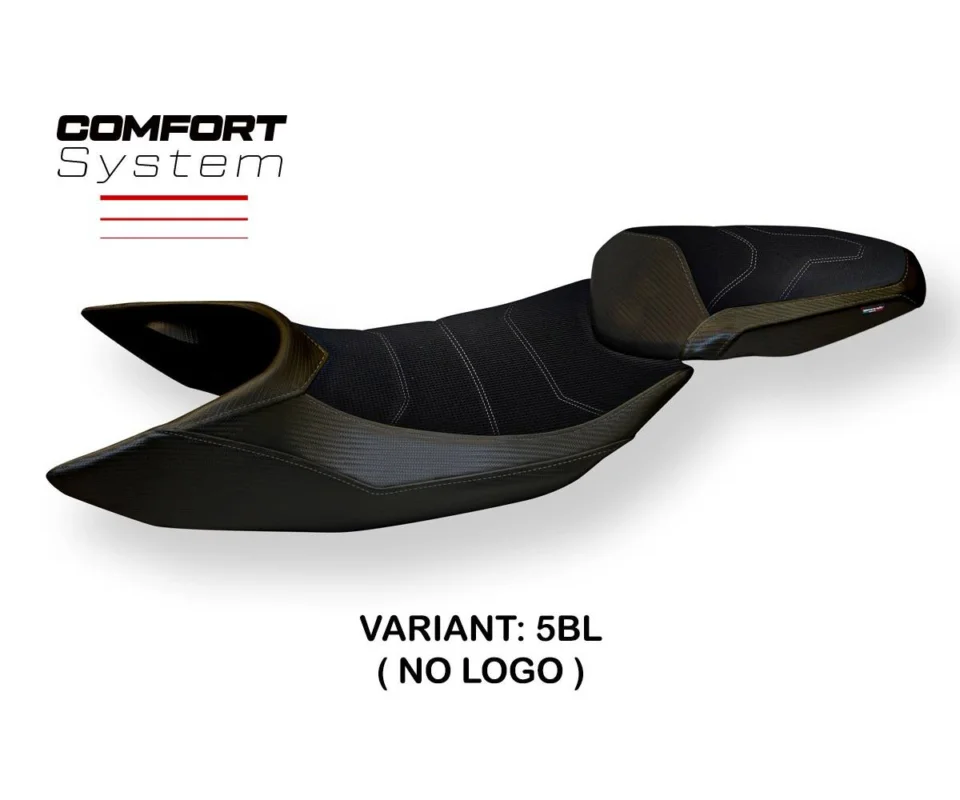 Rivestimento sella Janna 3 Comfort System Nero BL Tpz compatibile per KTM 1290 SUPER DUKE RModelli dal 2014 al 2019 KTDKRJ3C-5BL-4 Consegna Rapida