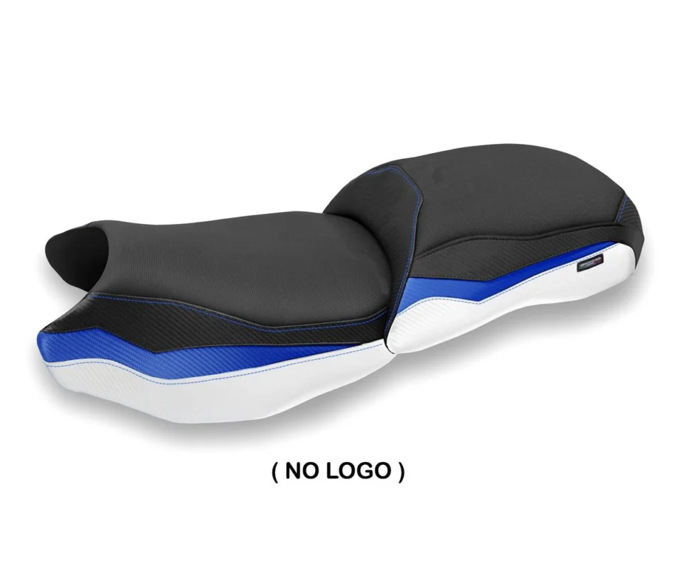 Rivestimento sella Linxi Blu - Bianco BEW Tpz compatibile per BMW R 1250 GSModelli dal 2019 al 2023 B125L-1BEW-8 Ultime Pezzi