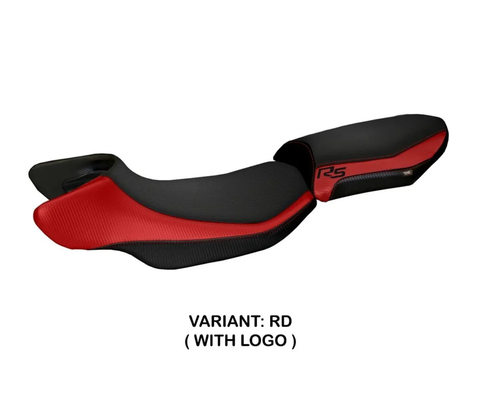 Economico Rivestimento sella Aurelia Color RS Rosso RD + logo Tpz compatibile per BMW R 1200 RSModelli dal 2015 al 2019 BR12RSA-RD-3