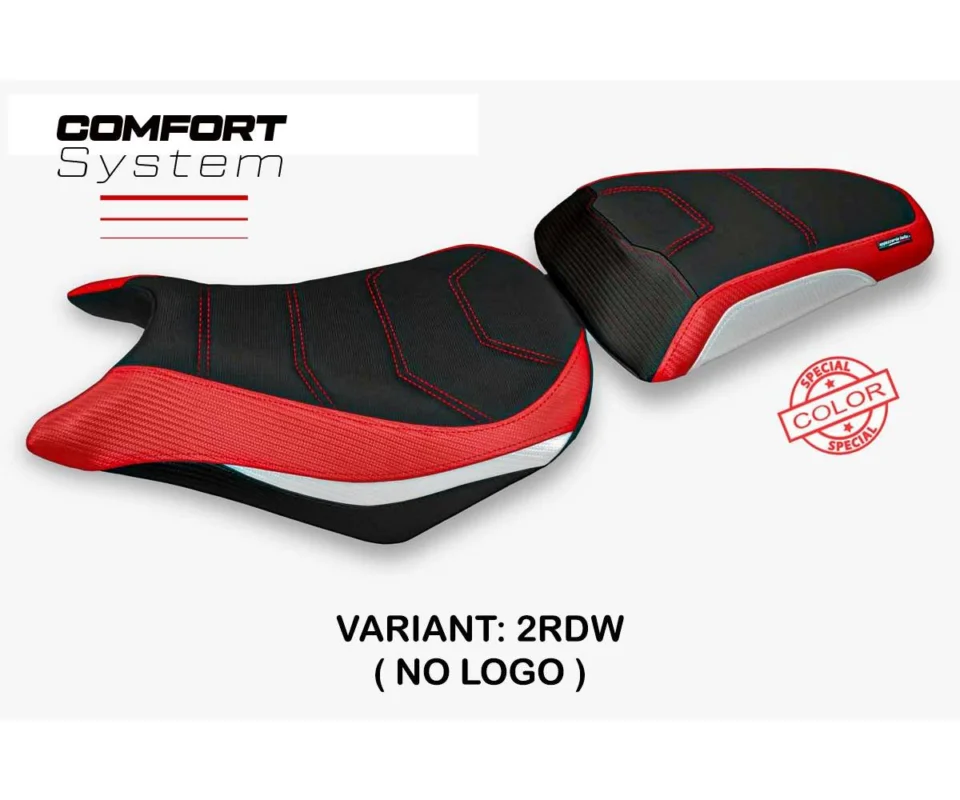 Rivestimento sella Auzat Special Color Comfort System Rosso - Bianco RDW Tpz compatibile per HONDA CBR 500 RModelli dal 2012 al 2016 HCBR5R2AS-2RDW-4 Bestseller