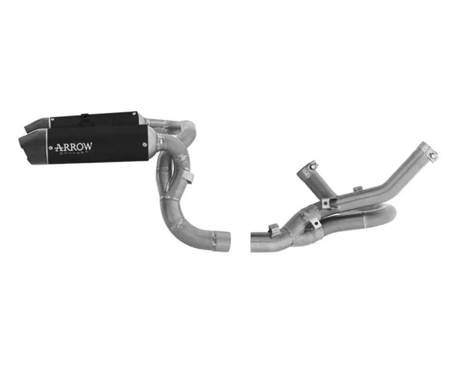Scarico Completo Arrow Round Sil Titanio Dark /Inox Coppa in Carbonio Non Per Uso Stradale per Ducati Panigale V2 /SModelli dal 2025 al 2026 77004PRN + 71808MI Affare