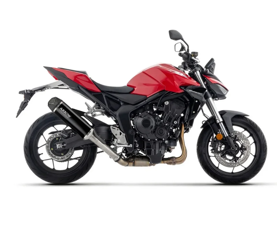 Promozione Scarico Completo Arrow in Alluminio Nero Edizione Limitata per Honda CB 1000 Hornet / SPModelli dal 2025 al 2026 61002GN + 71797MI