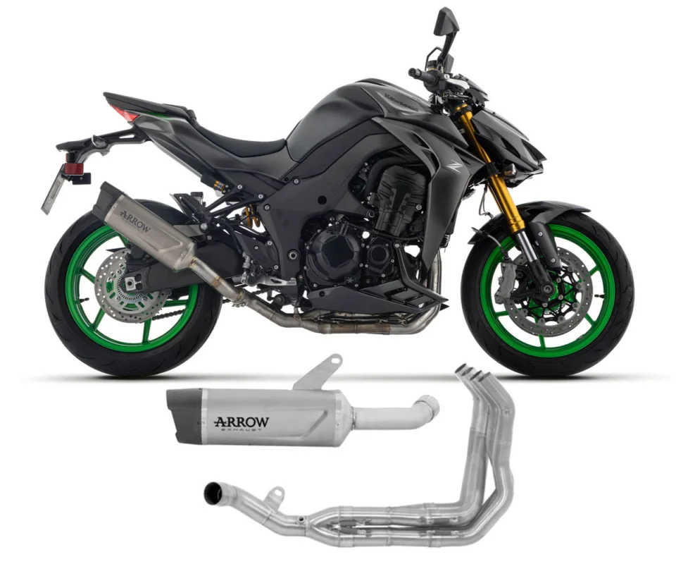 Prezzo Di Fabbrica Scarico completo Arrow Indy Race EVO titanio fondello carby per KAWASAKI Z 1100 / SEModelli dal 2025 al 2026 77507PK + 71815MI