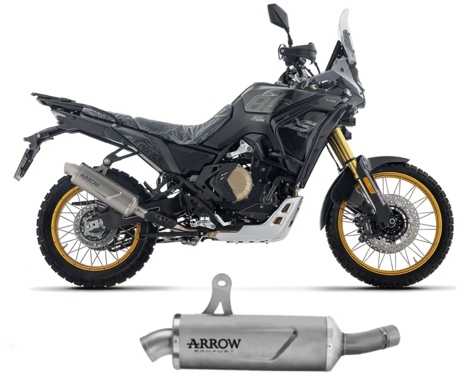 Offerta Lampo Terminale di Scarico Arrow Indy Race EVO in Titanio Fondello in Acciaio per VOGE VALICO 800 DSX RallyModelli dal 2025 al 2026 72693PO