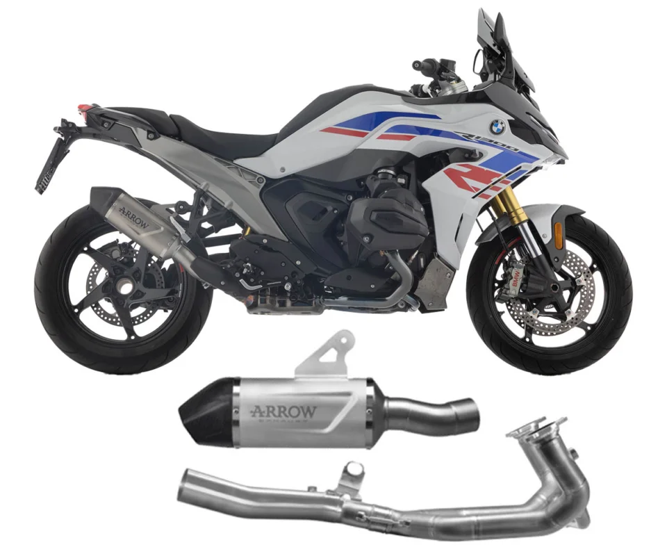 Scarico Completo Racing Arrow Indy Race EVO Alluminio fondello carbonio per BMW R 1300 R / RSModelli dal 2024 al 2026. 72658AK + 71814MI Spedito Oggi