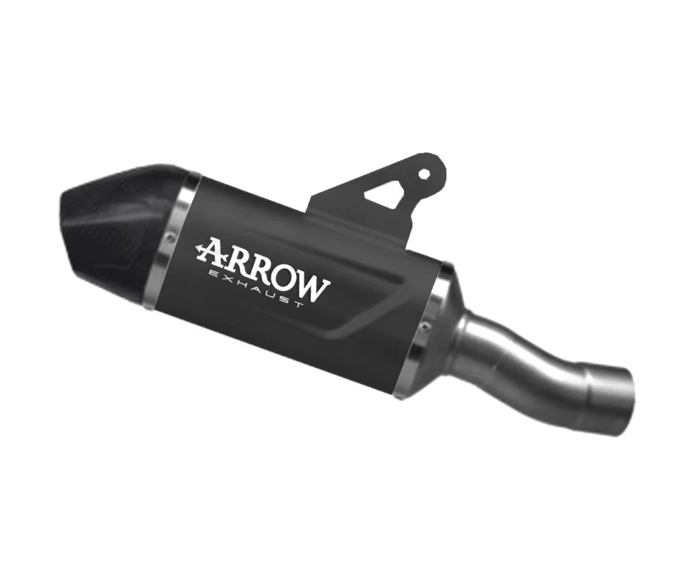 Terminale di Scarico Arrow Indy Race EVO in Alluminio Dark per BMW R 1300 R / RSModelli dal 2025 al 2026 72658AKN Spedizione Gratuita